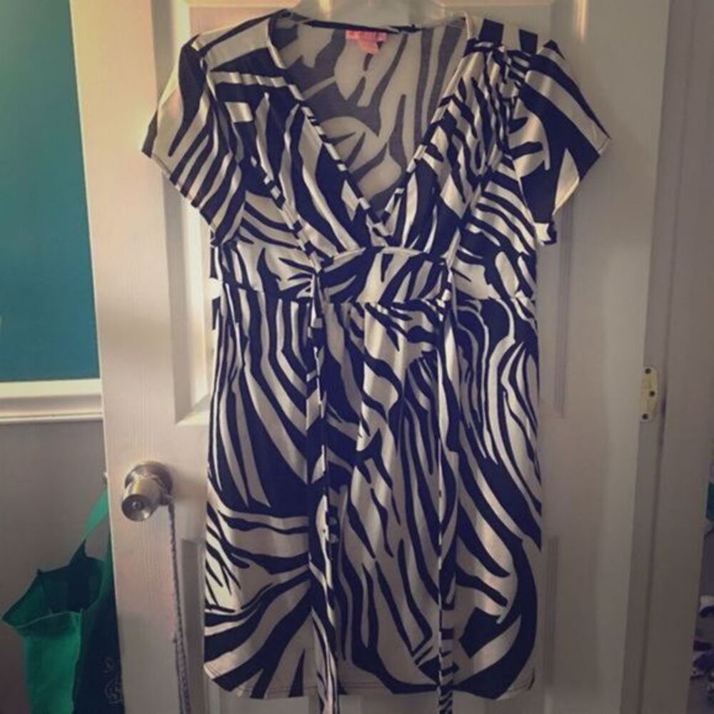 Zebra print dress